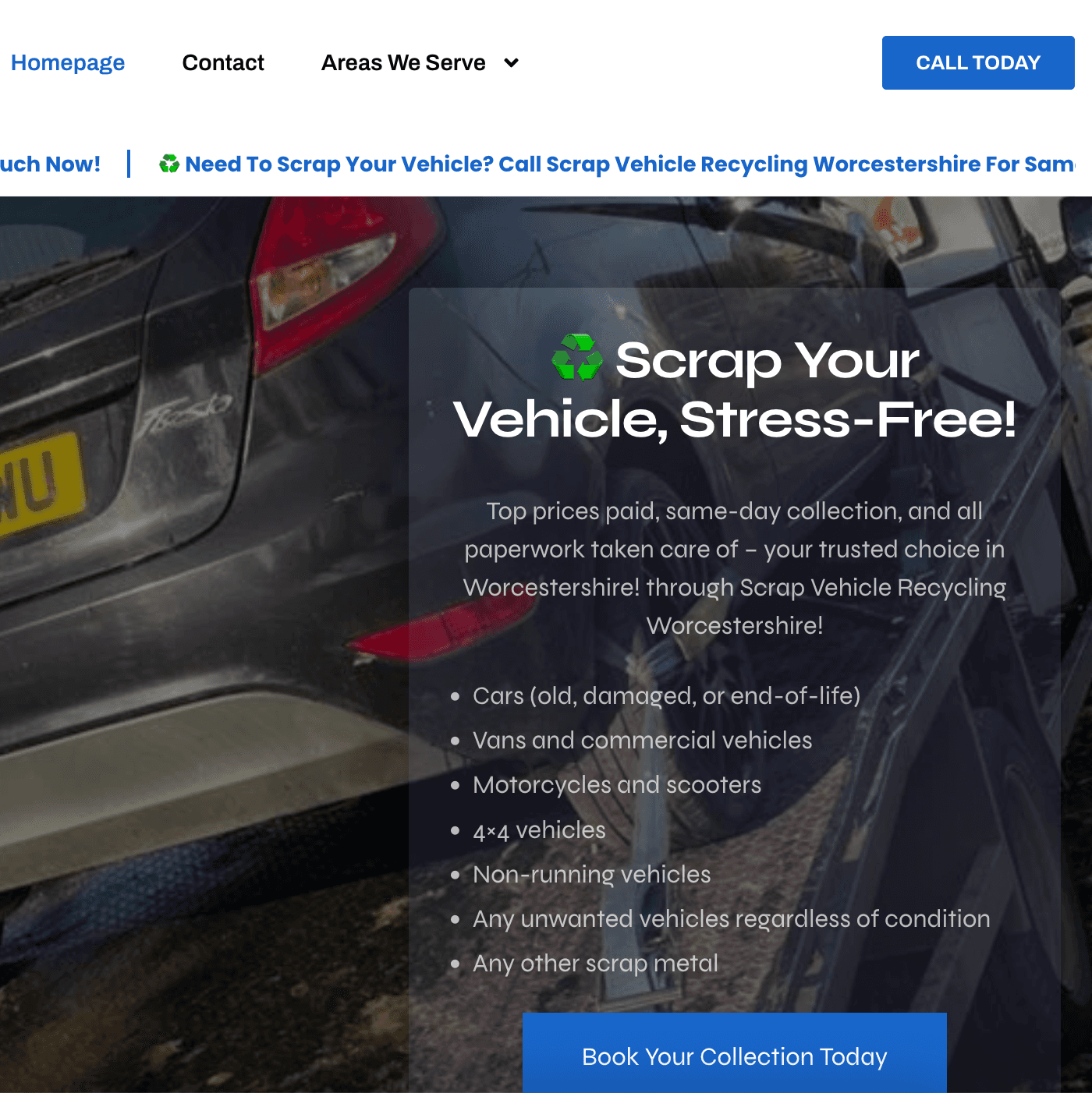 Scrap Vehicle Recycling